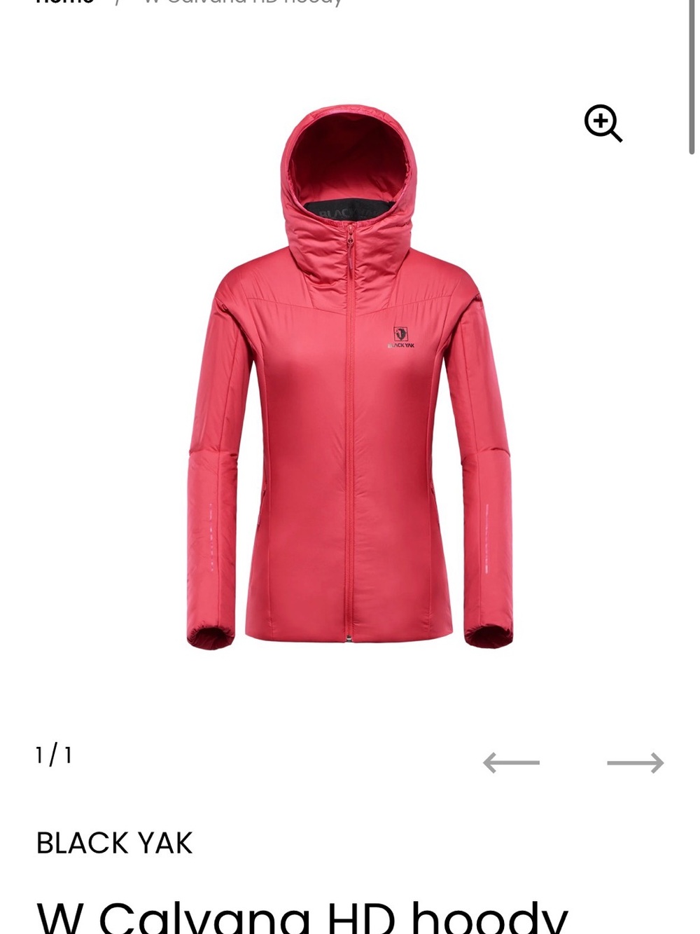 Black Yak W Calvana HD Hoody - Pink